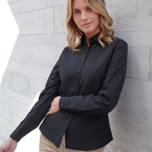 Women’s long sleeve ‘cotton-feel’ Coolplus® shirt