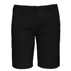 Ladies' washed effect Bermuda shorts