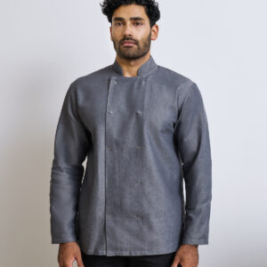 Denim chef's jacket
