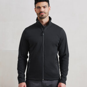 Men's spun dyed sustainable zip-through sweatshirt