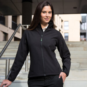 Women's Core printable softshell jacket