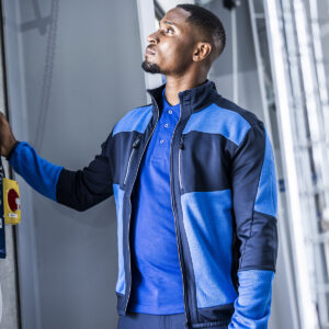 E-Volve unisex knit-effect stretch mid-layer