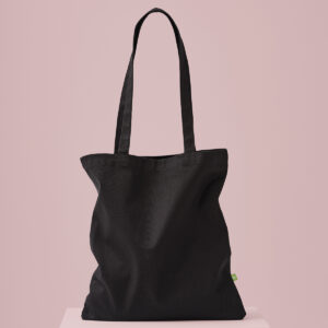 Premium organic canvas shopper long handle