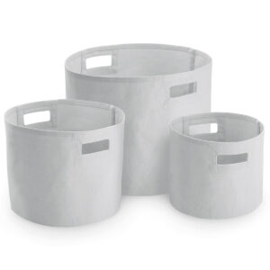 Canvas storage tubs